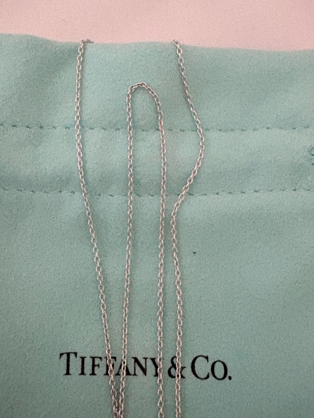 Tiffany & Co. Elsa Peretti® Bean Pendant Necklace - Authentic - Picture 7 of 11